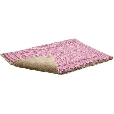 HUNTER Hondendeken Astana met Pluche, Medium, 120 x 80 cm, rood geruit