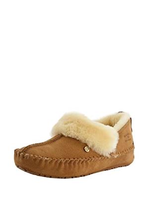 Warmbat Pantoffels Barrine BAR341025 Cognac Bruin-36 maat 36