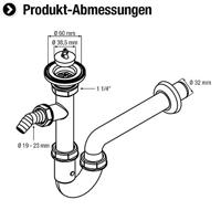 Cornat Buissifon Kunststof 1 1/4 224 - T317416R - thumbnail
