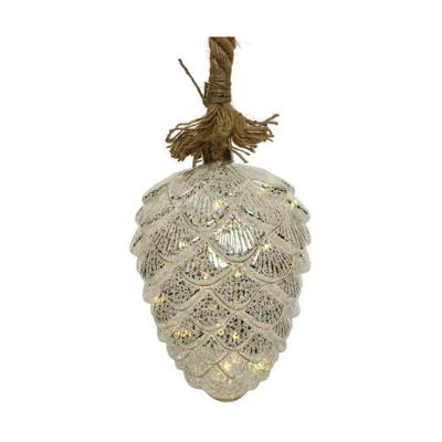 micro LED touw bo d15h21cm w.wit - Lumineo