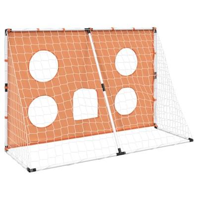 VidaXL Kindervoetbaldoel met doelmat en bal 182x62x118 cm VidaXL Kindervoetbaldoel met doelmat en bal 182x62x118 cm