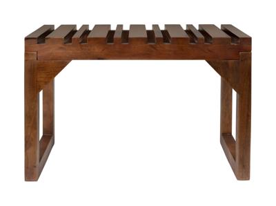 Dutchbone Bankje 'Jakub' Mangohout, kleur Bruin Dutchbone Bankje 'Jakub' Mangohout, kleur Bruin