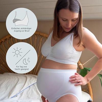 Naadloze borstvoedings- & zwangerschapsbeha GelWire® CARRIWELL wit Naadloze borstvoedings- & zwangerschapsbeha GelWire® CARRIWELL wit