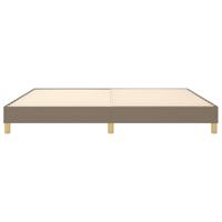 Boxspringframe stof taupe 200x200 cm - thumbnail