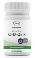 Vedax Liposomale vitamine C + D3 + zink (30 Kauwtabletten) - thumbnail