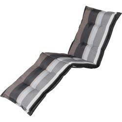 Madison Ligbedkussen Stripe 200x65 cm grijs Madison Ligbedkussen Stripe 200x65 cm grijs
