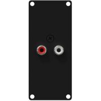 Caymon CASY132/B 2x RCA naar 2x 3pins terminal block module voor CASY-chassis - thumbnail