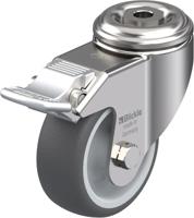 Blickle LKRXA-PATH 80G-11-FI Zwenkwiel met rem Wieldiameter: 80 mm Draagvermogen (max.): 120 kg 1 stuk(s) - thumbnail