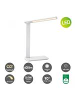 Light depot - bureaulamp talia led 6w - wit - Outlet - thumbnail