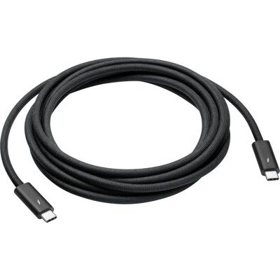 Apple Thunderbolt-kabel Thunderbolt 4 Thunderbolt (USB-C) stekker, Thunderbolt (USB-C) stekker 3 m Zwart MW5H3ZM/A