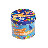 Paperdreams snoepblikje zwemdiploma - thumbnail