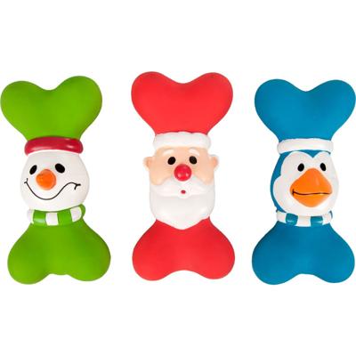 Hondenspeelgoed Kerst Been 19 x 9 x 7 cm Flamingo Willekeurig