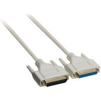 Seriële kabel SUB-D 25-Pins Male - SUB-D 25-Pins Female 10.0 m Ivoor - thumbnail