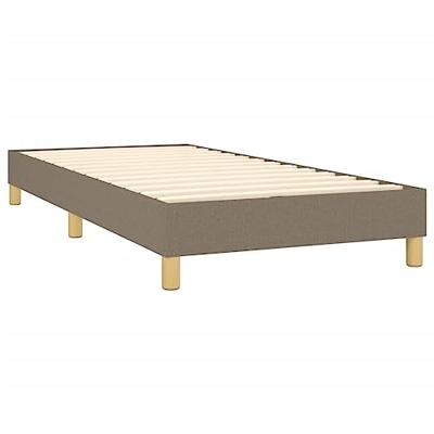 Boxspring bed 80x200 cm stof taupe