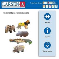 Selecta Larsen legpuzzel dieren - afrikaanse savanne, 43st. - thumbnail