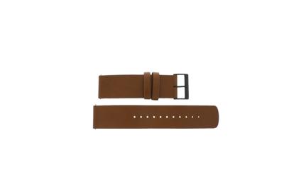 Horlogeband Skagen SKT5201 Leder Bruin 22mm