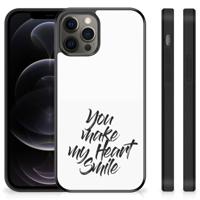 iPhone 12 Pro Max Hoesje met Quotes Heart Smile - thumbnail