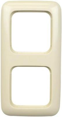 Busch-Jaeger afdekraam 2-voudig creme