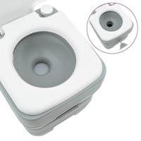 Camping Toilet Set 2 pcs Grijs 50,5 x 33 x 103 cm - thumbnail