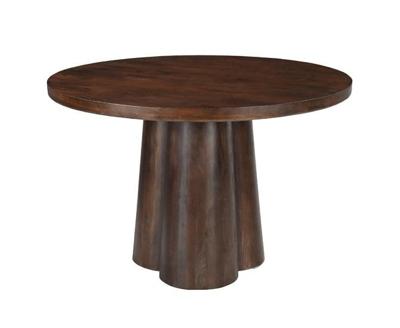 Brix Ronde Eettafel 'Clubs' Mangohout, 130cm Brix Ronde Eettafel 'Clubs' Mangohout, 130cm