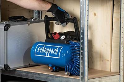 Scheppach Compressor HC06 8 bar 6 liter met accessoireset - 5906153901 - thumbnail