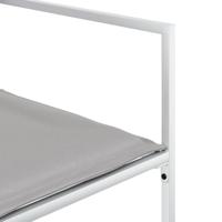 13-delige Tuinset met kussens textileen wit - thumbnail