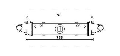 Intercooler, inlaatluchtkoeler MSA4556