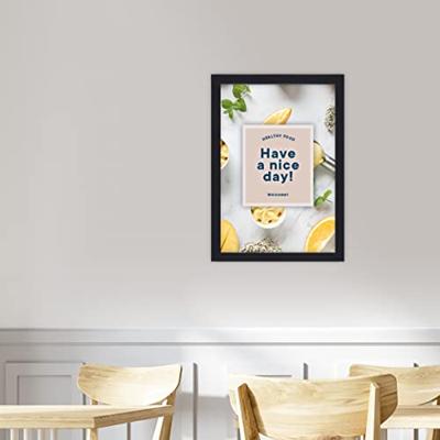 Europel clicklijst, lijst 25mm A4, mat zwart posterframe