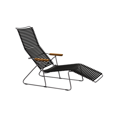 Houe Click Sunlounger ligstoel Black