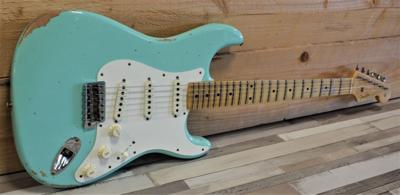 Fender Custom Shop LTD Fat 50&apos;s Stratocaster Relic, Super Faded Aged Seafoam Green