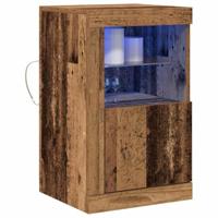 Bijzetkast 2 pcs Oud hout 41 x 37 x 67 cm Bewerkt hout - thumbnail