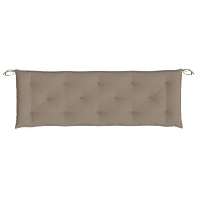 VidaXL Tuinbankkussen 150x50x7 cm oxford stof taupe