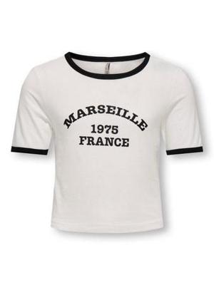 Kids ONLY zomer t-shirt S/S meisjes - off wit - Kognina