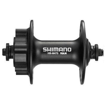 Kgs Shimano hb-m475 voornaaf schijfrem 6 gaats uitval 32 gaats mat zwart