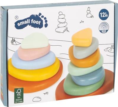 Small Foot - houten montessori river rocks evenwichtsspel fsc