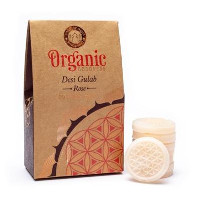 Organic Goodness Wax Melts Geurwax Desi Gulab Roos - 40 gram Organic Goodness Wax Melts Geurwax Desi Gulab Roos - 40 gram
