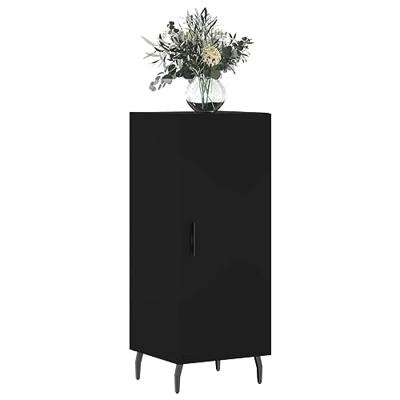 Dressoir 34,5x34x90 cm bewerkt hout zwart