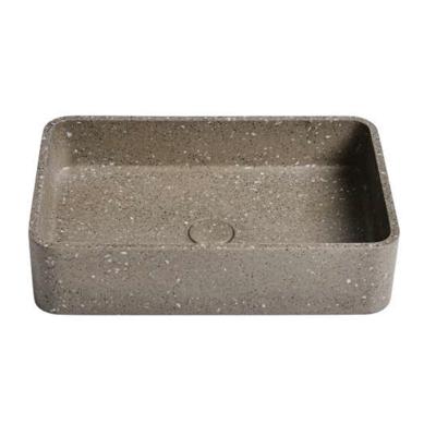 Waskom Ideavit Idea.Gaia 50x32.5x12 cm Vierkant Terrazzo Grijs/Bruin Ideavit Waskom Ideavit Idea.Gaia 50x32.5x12 cm Vierkant Terrazzo Grijs/Bruin Ideavit