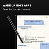 Adonit Note 2 Touchpen Palm-Blocking-technologie, Herlaadbaar Zwart - thumbnail