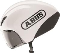 Abus helm gamechanger tt 1.1 shiny white l 57-61cm - thumbnail