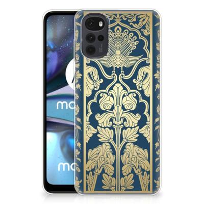 Motorola Moto G22 | TPU Case | Beige Flowers