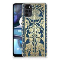 Motorola Moto G22 | TPU Case | Beige Flowers - thumbnail