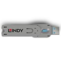 LINDY Lindy USB Type A Port Blocker Key - USB-Portblocker Sleutel voor USB-A-poort Blauw Sleutelslot Incl. 1 sleutel - thumbnail