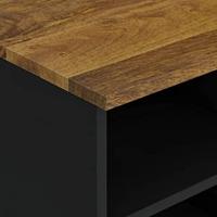 Tv-meubel 100x33x46 cm massief mangohout en bewerkt hout - thumbnail