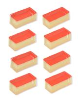 HEMA Taartbordjes Tompouce Koningsdag - 8 Stuks - thumbnail