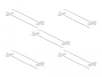 Delock 18954 Kabelbinder Wit Met schiftveld 10 stuk(s) - thumbnail