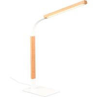 LED Bureaulamp 7W Warm Wit 3000K | Aanraakschakelaar | Mat Wit Metaal - thumbnail