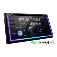 JVC KW-DB95BT Autoradio dubbel DIN Aansluiting voor stuurbediening, Aansluiting voor achteruitrijcamera, DAB+ tuner - thumbnail