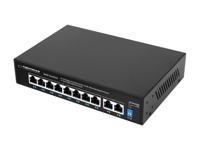 Esperanza ENS106 10-poorts Poe-switch 10/100 96W - thumbnail