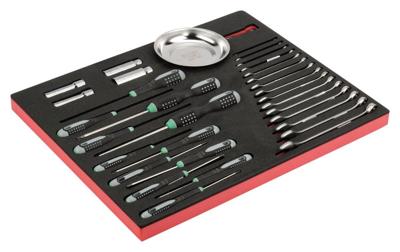 Bahco Foaminlay Fit&Go 3/3 met schroevendraaiers en sleutels - 32-delig - FF1A5028
